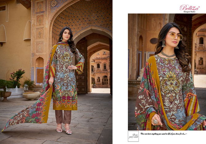 Riwayat 947 By Belliza Designer Viscose Rayon Printed Dress Material Wholesale Online
